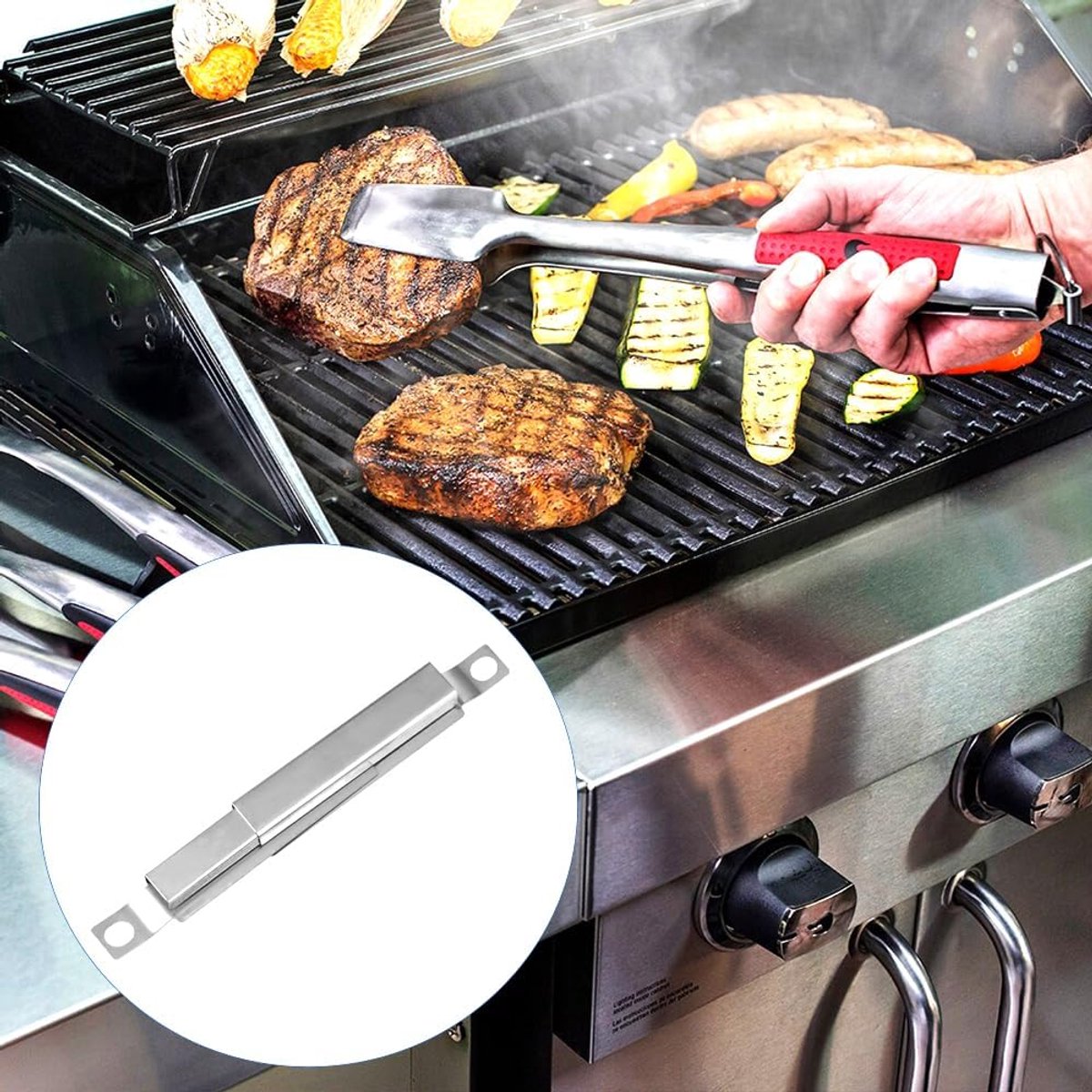 Wat vinden we goed aan de Charbroil Performance Cross Over Gasgrill Brander 3 Stuks