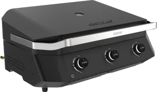 cozze G-800 Plancha met 3 gasbranders en deksel