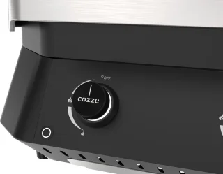 cozze G-800 Plancha met 3 gasbranders en deksel