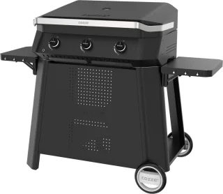 cozze G-800 Plancha met 3 gasbranders en deksel