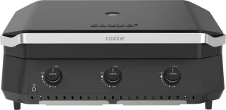 cozze G-800 Plancha met 3 gasbranders en deksel