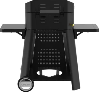 Cozze Plancha G-500 met Deksel 2 Branders Zwart