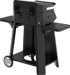 Cozze Plancha G-500 met Deksel 2 Branders Zwart