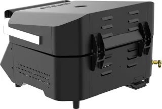 Cozze Plancha G-500 met Deksel 2 Branders Zwart