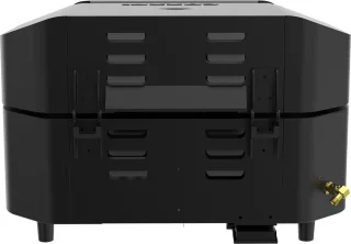 Cozze Plancha G-500 met Deksel 2 Branders Zwart