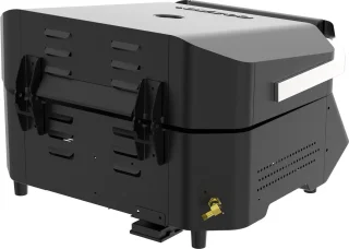 Cozze Plancha G-500 met Deksel 2 Branders Zwart