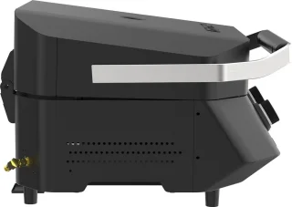 Cozze Plancha G-500 met Deksel 2 Branders Zwart