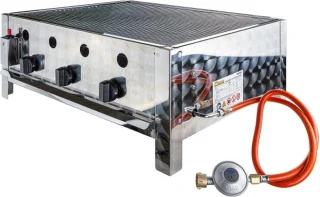 D.A. Meister Solide 3P Gas BBQ RVS Chassis
