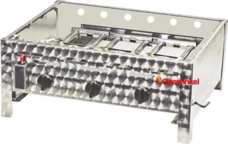 D.A. Meister Solide 3P Gas BBQ RVS Chassis