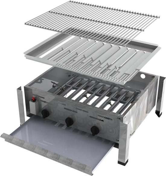 D.A. Meister Solide 3P Gas BBQ RVS Chassis review