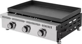 Draagbare gasgrill tafelmodel zwart