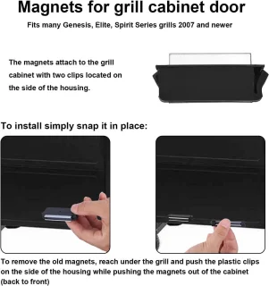 Egoods - Grilldeurmagneet Vervangset (2 stuks)