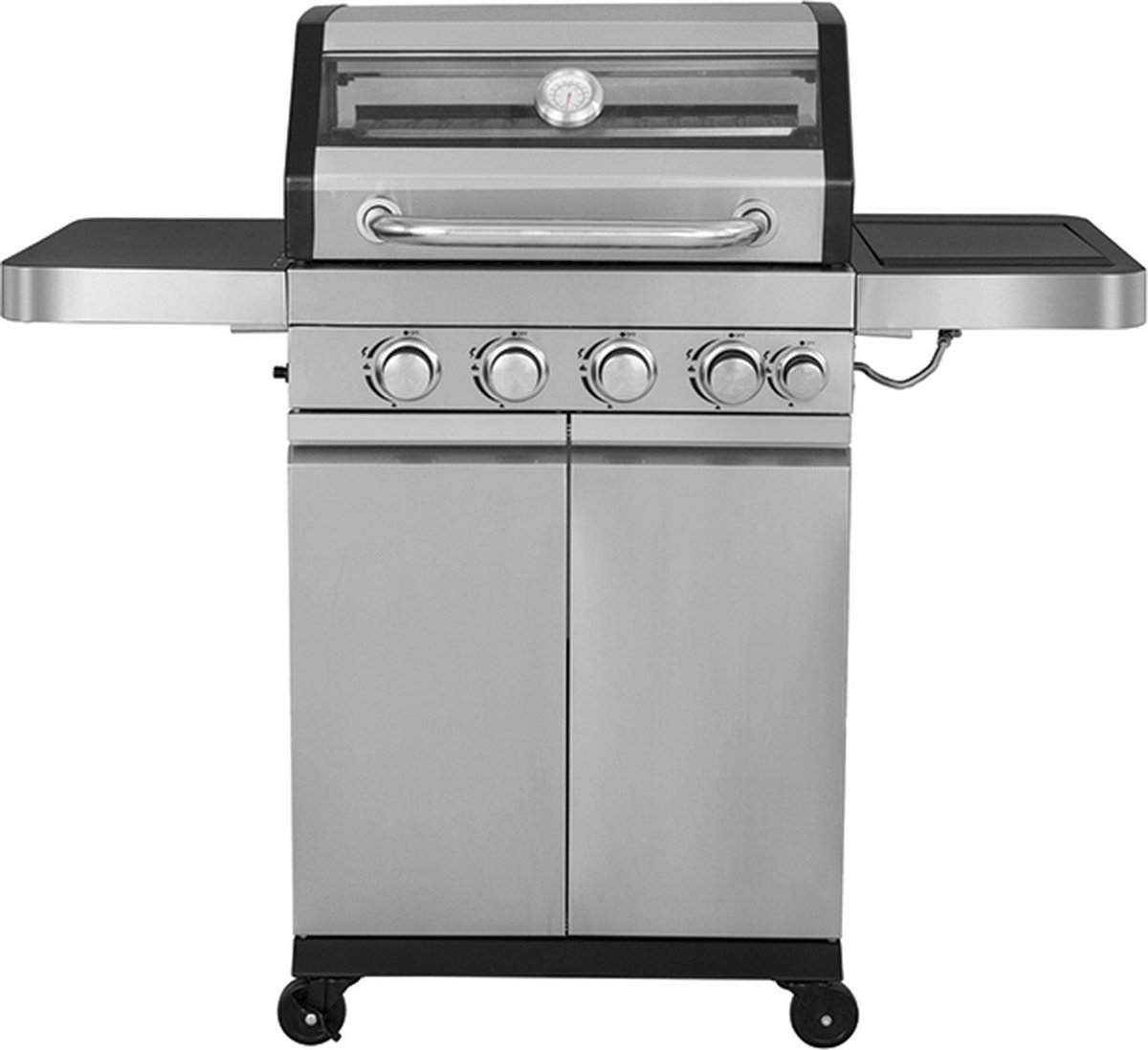 De El Fuego Gas BBQ Sunset Beach 4+1-Brander in één oogopslag