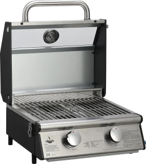 El Fuego Jesolo Tafel Gasbarbecue RVS