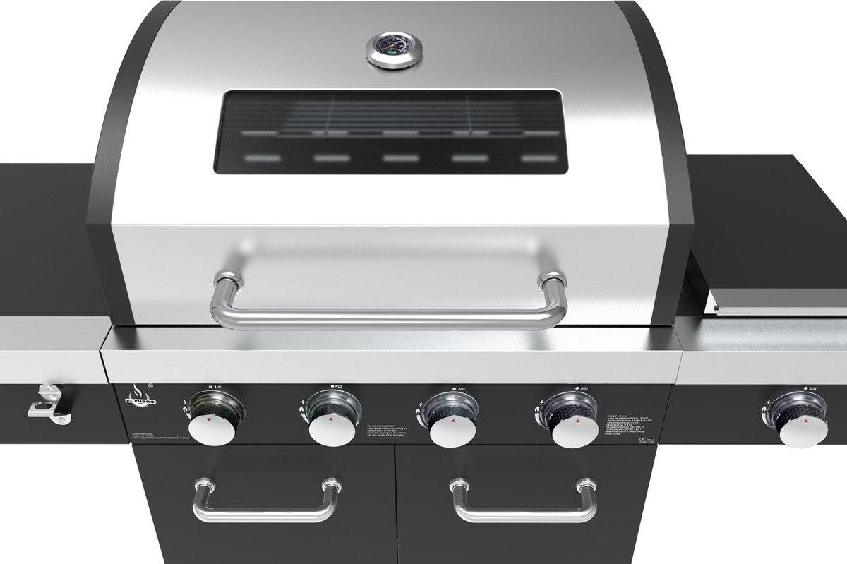 Wat vinden we goed aan de El Fuego Kingston 4.1 Gasbarbecue RVS Zwart