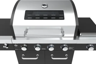 El Fuego Kingston 4.1 Gasbarbecue RVS Zwart