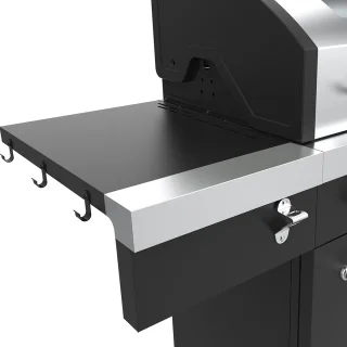 El Fuego Kingston 4.1 Gasbarbecue RVS Zwart