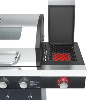 El Fuego Kingston 4.1 Gasbarbecue RVS Zwart
