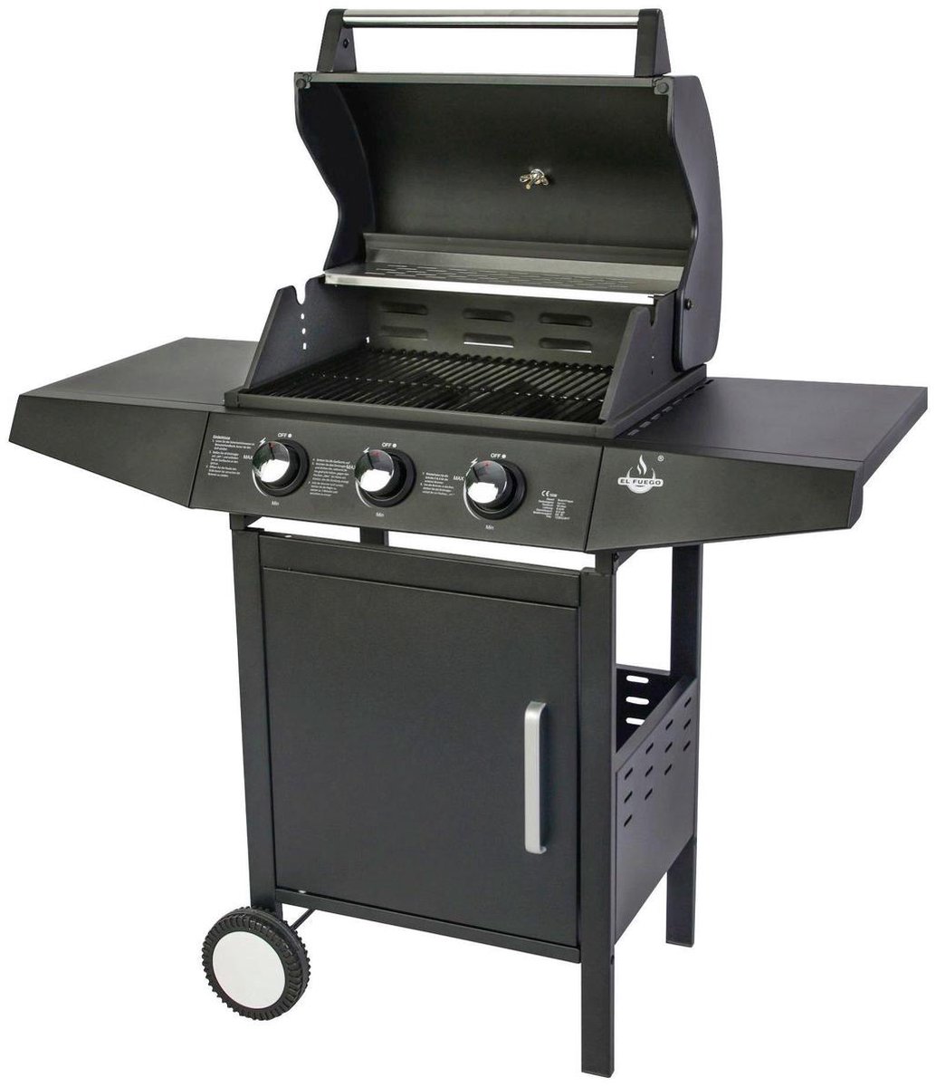 De El Fuego San Angelo 3.0 Gasbarbecue Zwart in één oogopslag