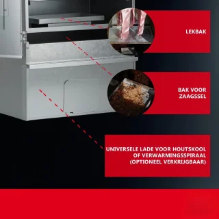 Equivera Rookkast Smoker BBQ