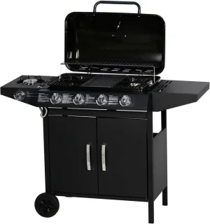 Festa 5 Gasbarbecue 5 branders Zwart