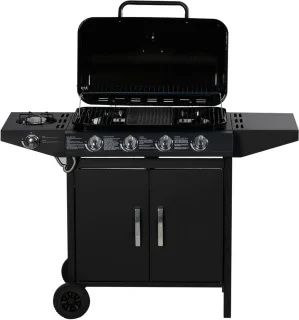 Festa 5 Gasbarbecue 5 branders Zwart