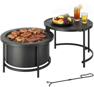 Compacte krachtpatser: veelzijdige houtskoolgrill voor kleine groepen