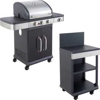 FIDGI 3 Gasbarbecue met sideboard
