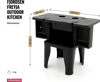 Fjordsen Freyja Lichtgewicht Outdoor Keuken
