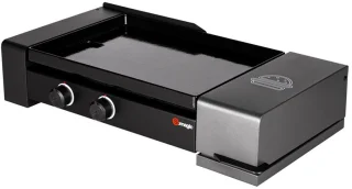 Gas bakplaat 5,6kW speciaal voor hamburger