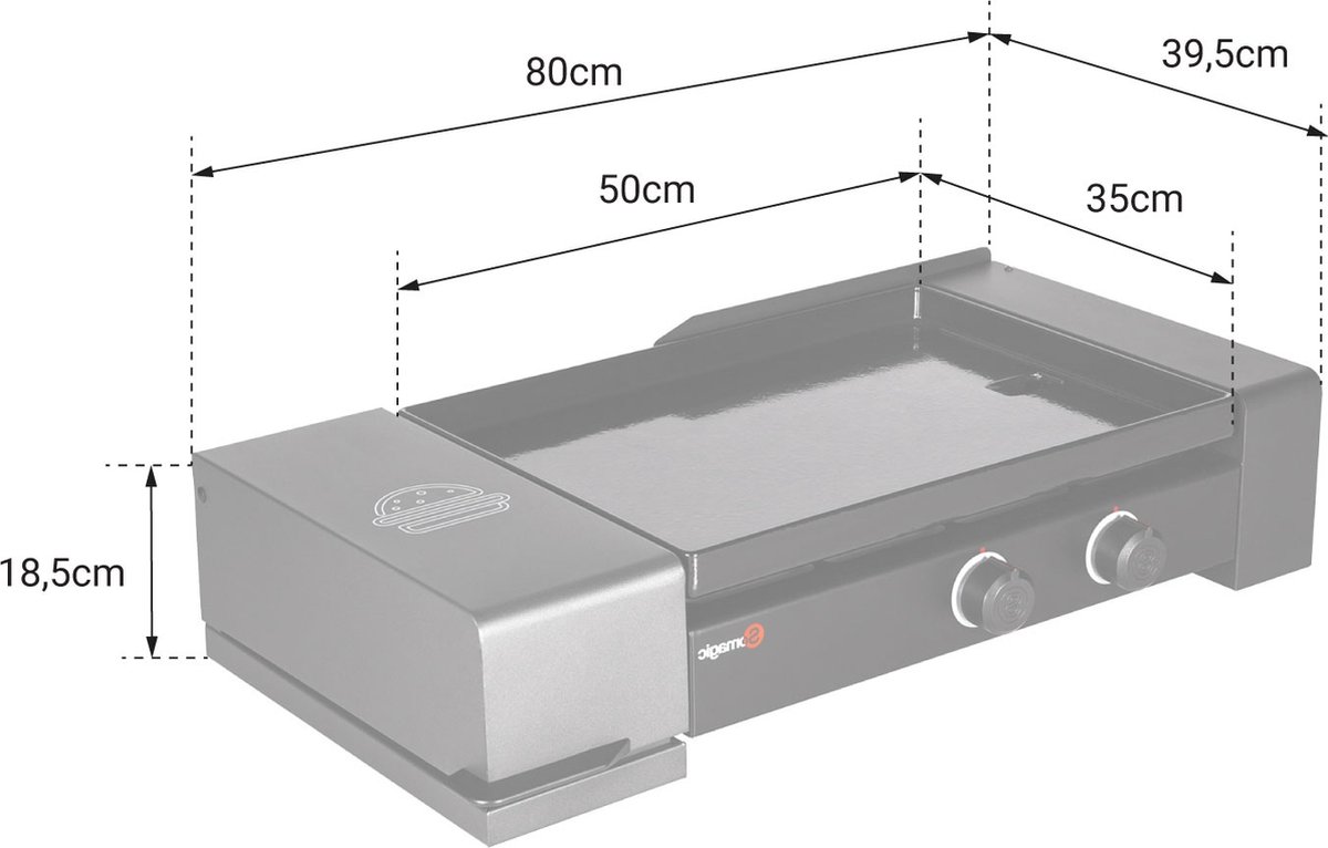 Wat vinden we goed aan de Gas bakplaat 5,6kW speciaal voor hamburger