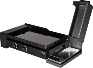 Gas bakplaat 5,6kW speciaal voor hamburger