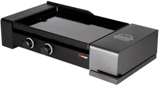 Gas bakplaat 5,6kW speciaal voor hamburger