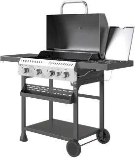 Gas BBQ 5 Branders 135x55x103 cm