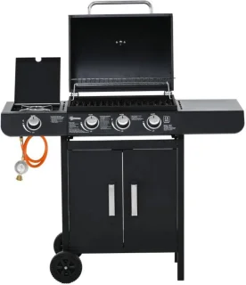 Gas BBQ Grill 110x50x100 cm