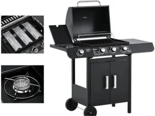 Gas BBQ Grill 110x50x100 cm