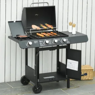 Gas BBQ Grill 110x50x100 cm