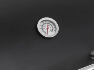 Gas BBQ Tafelmodel Zwart Met Zijbrander