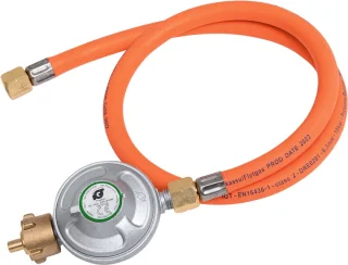 Gas BBQ Tafelmodel Zwart Met Zijbrander