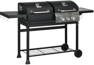 Gas Grill BBQ 161x53x101 cm