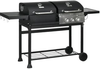 Gas Grill BBQ 161x53x101 cm