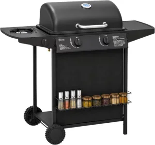 Gasbarbecue 3 branders zwart