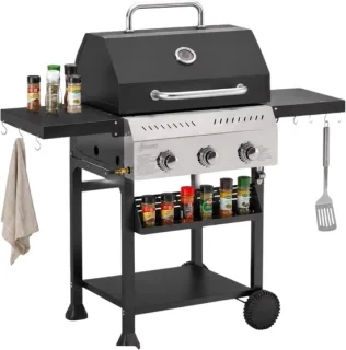 Gasbarbecue 3-pits 9 kW