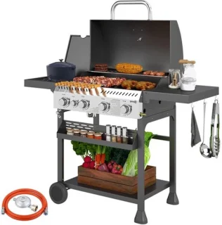 Gasbarbecue Buitenkeuken Zwart