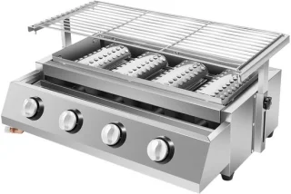 Gasbarbecue Luxe 4-kops draagbaar