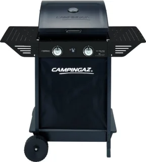 Gasbarbecue Xpert 100 LS Plus - trolley met 2 branders en 1 zijbrander