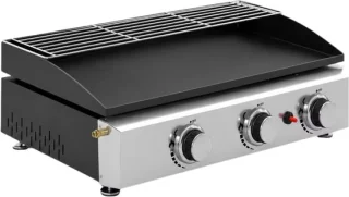 Gasgrill 3 branders 7,5 kW zwart