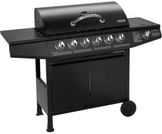 Gasgrill met zijbrander