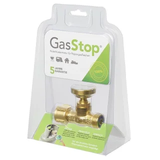 Gasstop Gasfleszekering G12 Propaangas