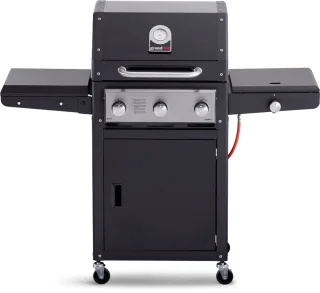 Grandhall Xenon 3 Gasbarbecue met Zijbrander